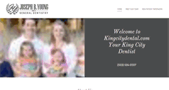 Desktop Screenshot of kingcitydental.com