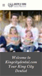 Mobile Screenshot of kingcitydental.com